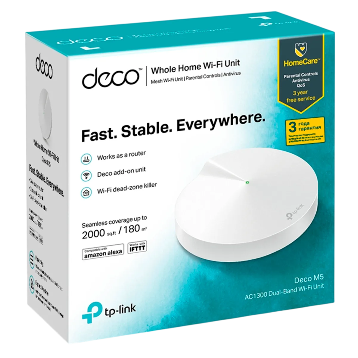 TP-Link Deco M5 (1-pack) / AC1300 Mesh-система Wi-Fi 5