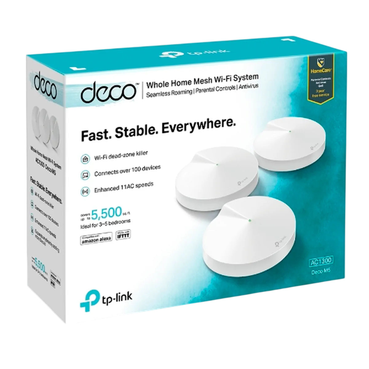 TP-Link Deco M5 (3-Pack) / AC1300 Mesh-система Wi-Fi 5