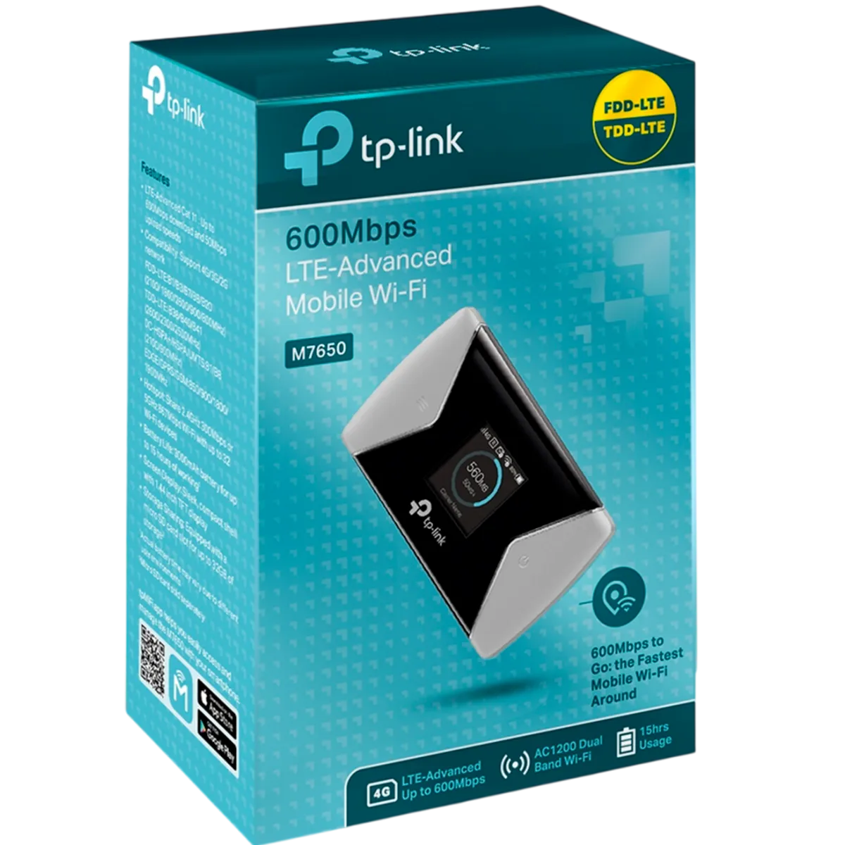 TP-Link M7650 / Мобильный Wi-Fi LTE Advanced со скоростью 600 Мбит/с