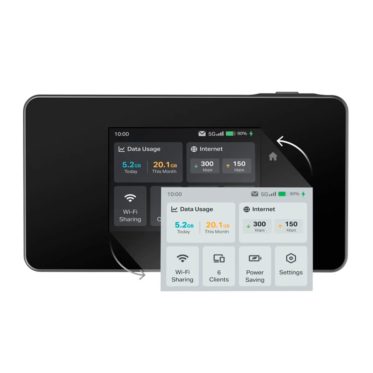 TP-Link M8550 / AXE3600 Беспроводной мобильный маршрутизатор 5G