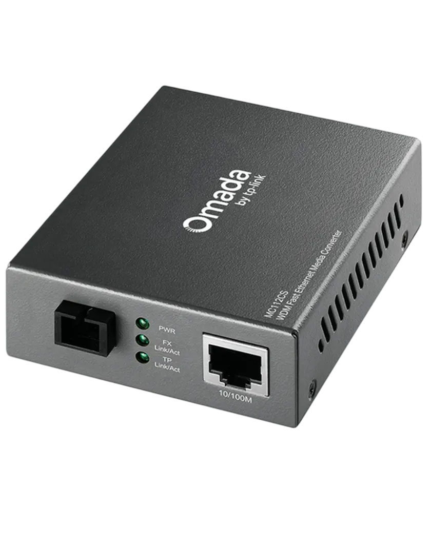 TP-Link Omada MC112CS / Медиаконвертер WDM 10/100 Мбит/с