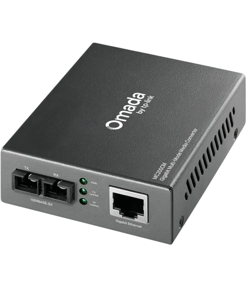 TP-Link Omada MC200CM / Гигабитный многорежимный медиаконвертер