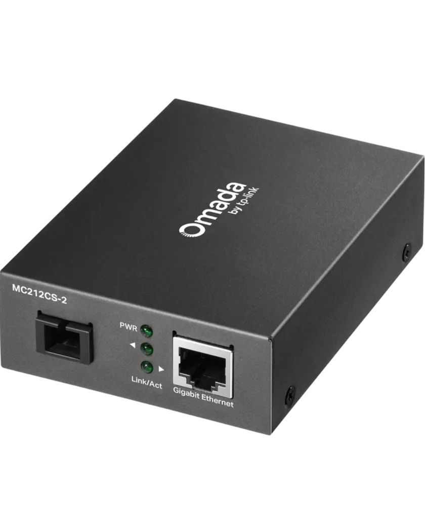 TP-Link Omada MC212CS-2 / Гигабитный медиаконвертер WDM