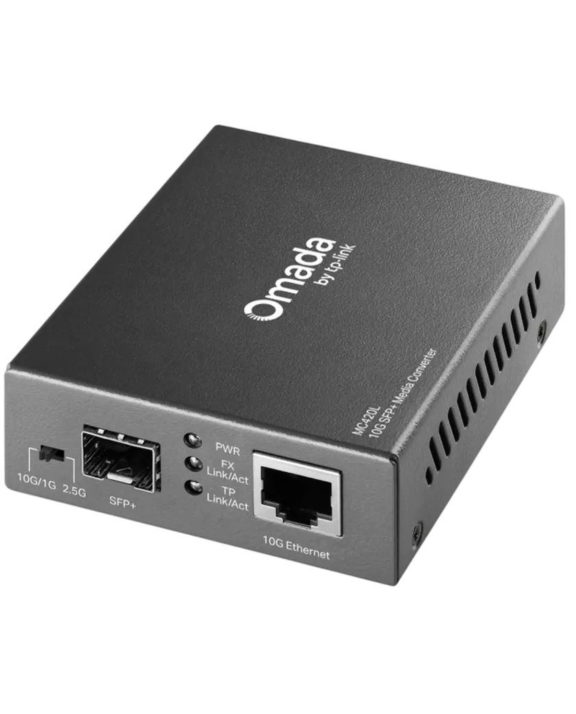 TP-Link Omada MC420L / Медиаконвертер 10G Multi-Gigabit SFP