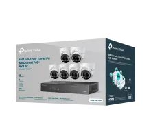 TP-Link VIGI NK8MP-T6425-2T / Комплект 4MP Full-Color турельная IPC & 8 канальный PoE+ NVR