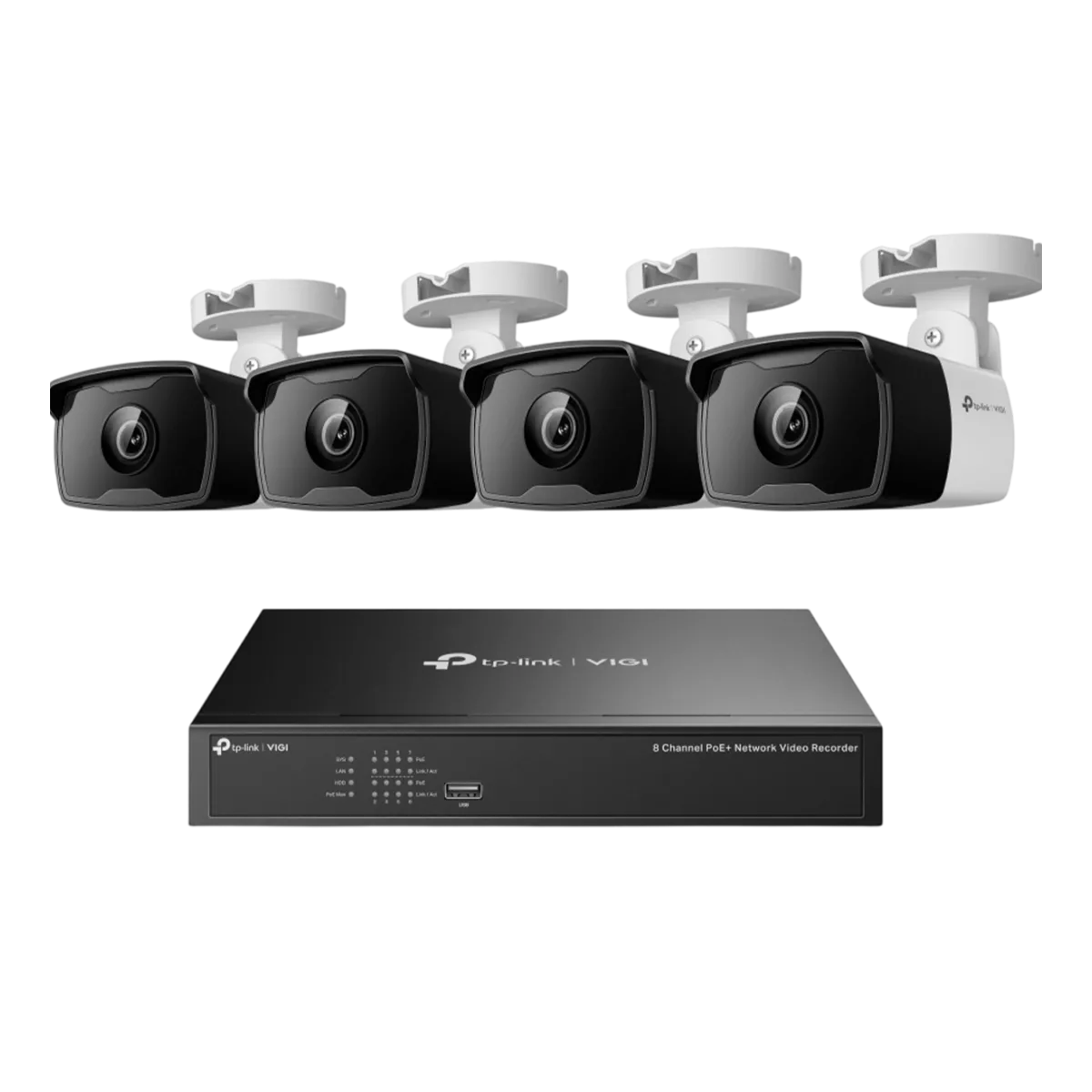 TP-Link VIGI NK8P-B434I / Комплект 3MP Bullet IPC и 8-канального PoE+ NVR