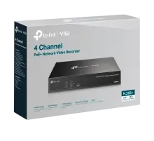 TP-Link VIGI NVR1004H-4P-2TB / 4-канальный сетевой видеорегистратор с поддержкой PoE+