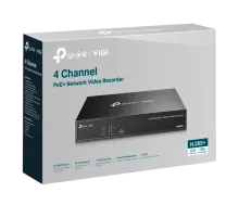 TP-Link VIGI NVR1004H-4P / 4-канальный сетевой видеорегистратор с поддержкой PoE+