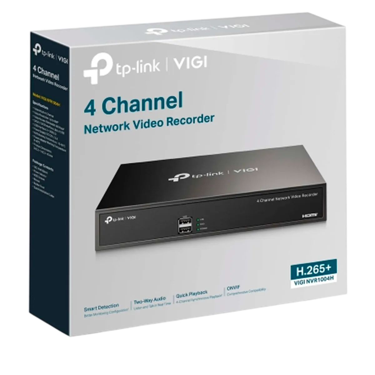 TP-Link VIGI NVR1004H / 4-канальный сетевой видеорегистратор
