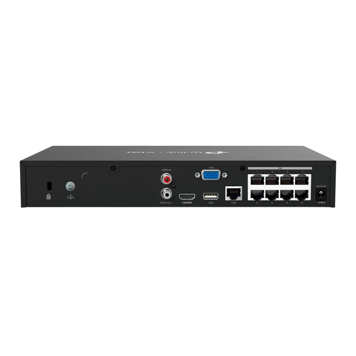 TP-Link VIGI NVR1008H-8MP / 8-канальный сетевой видеорегистратор с поддержкой PoE+