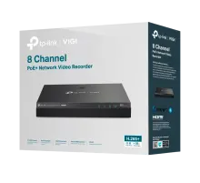 TP-Link VIGI NVR2008H-8MP / 8-канальный сетевой видеорегистратор с поддержкой PoE+