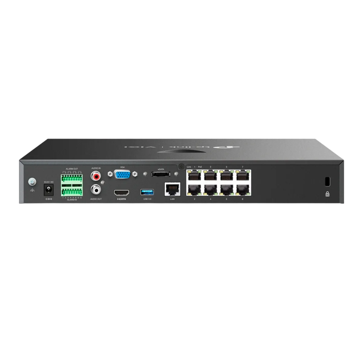 TP-Link VIGI NVR2008H-8MP / 8-канальный сетевой видеорегистратор с поддержкой PoE+