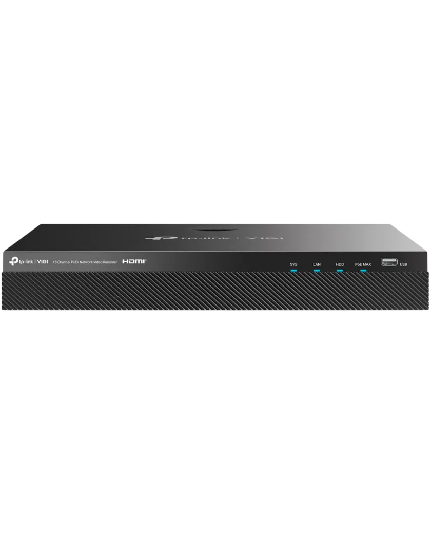 TP-Link VIGI NVR2016H-16MP-4TB / 16-канальный сетевой видеорегистратор с поддержкой PoE+