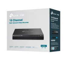 TP-Link VIGI NVR2016H-16P / 16-канальный сетевой видеорегистратор с поддержкой PoE+