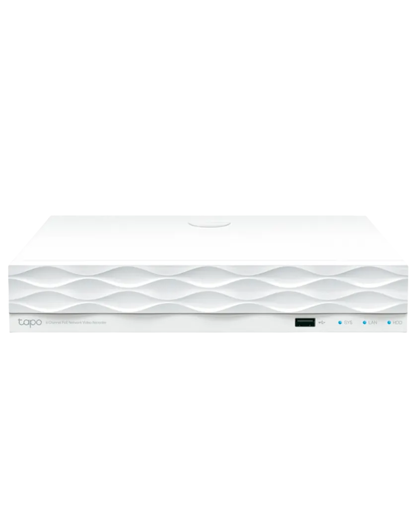 TP-Link Tapo NVR810P / 8-канальный сетевой видеорегистратор PoE