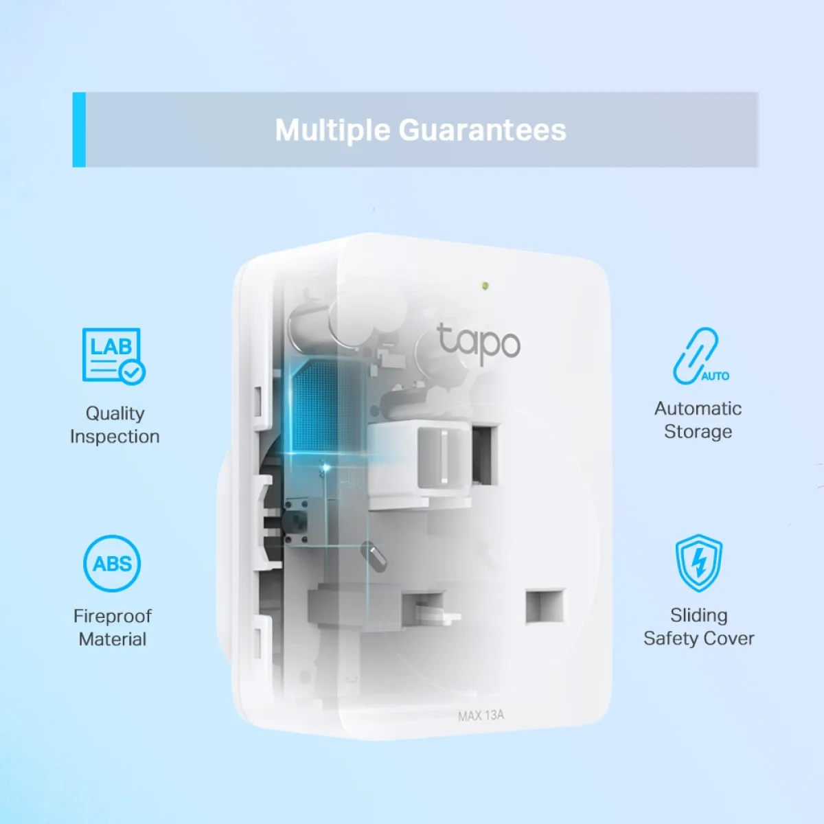 TP-Link Tapo P100 (4-pack) / Умная мини Wi-Fi розетка