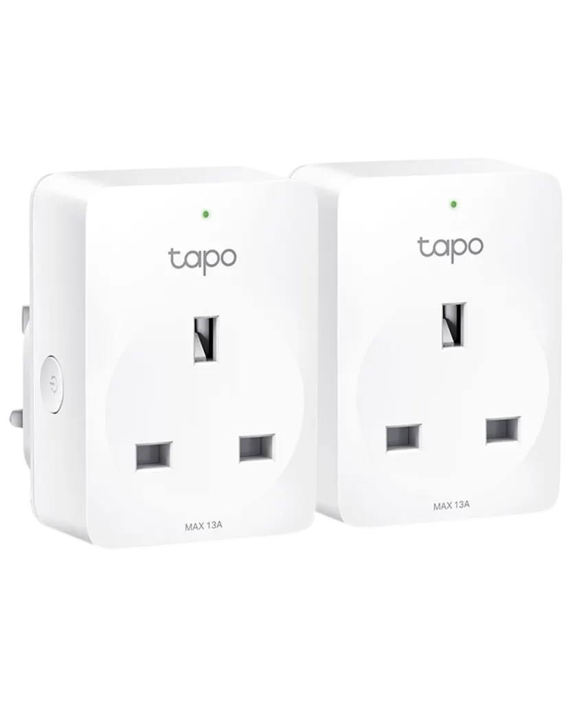 TP-Link Tapo P100 (2-pack) / Умная мини Wi-Fi розетка