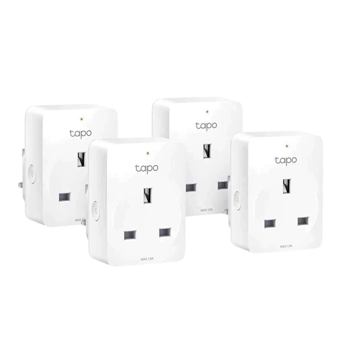 TP-Link Tapo P100 (4-pack) / Умная мини Wi-Fi розетка