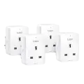 TP-Link Tapo P100 (4-pack) / Умная мини Wi-Fi розетка