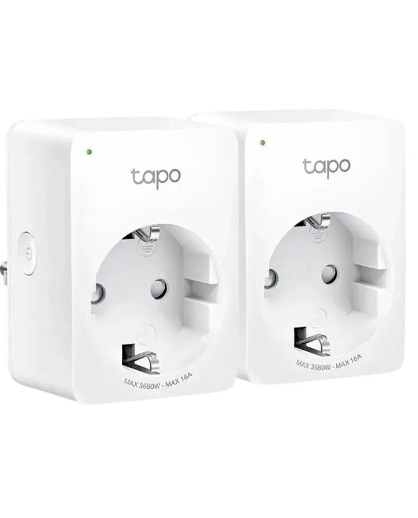 TP-Link Tapo P110 (2-pack) / Умная мини Wi-Fi розетка с мониторингом энергопотребления