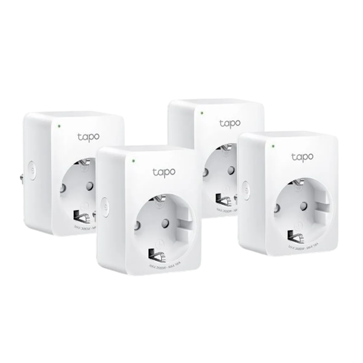 TP-Link Tapo P110 (4-pack) / Умная мини Wi-Fi розетка с мониторингом энергопотребления