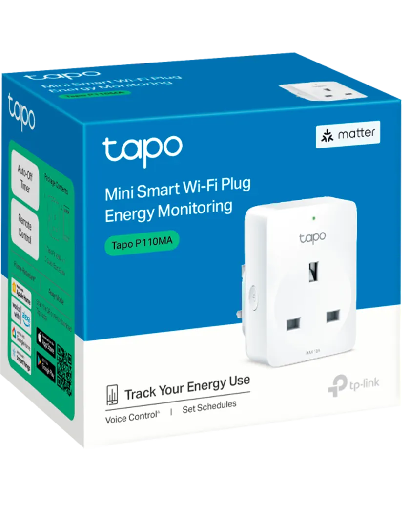 TP-Link Tapo P110MA / Умная мини Wi-Fi розетка с мониторингом энергопотребления
