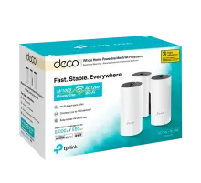 TP-Link Deco P9 (3-pack) / AC1200 + AV1000 Гибридная Mesh-система