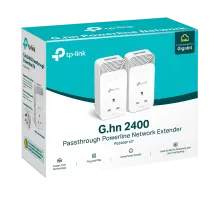 TP-Link PG2400P KIT / G.hn2400 Комплект гигабитных Powerline-адаптеров со встроенной розеткой