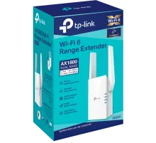 TP-Link RE605X / AX1800 Двухдиапазонный усилитель сигнала Wi-Fi 6 с поддержкой Mesh