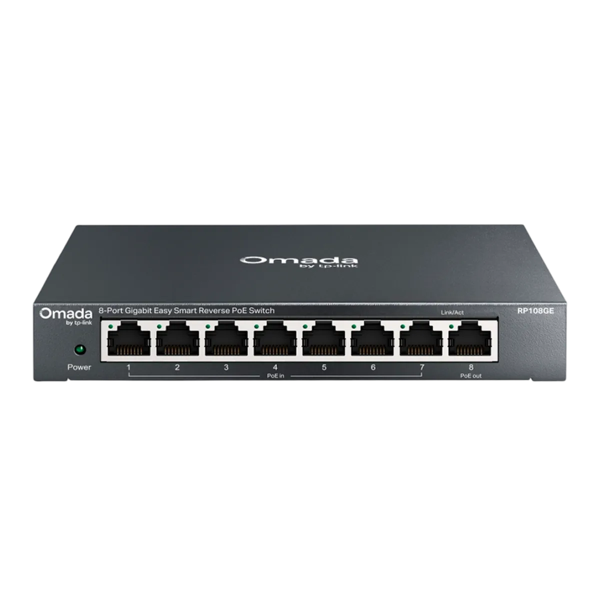 TP-Link Omada RP108GE / 8-портовый гигабитный управляемый коммутатор с обратным PoE