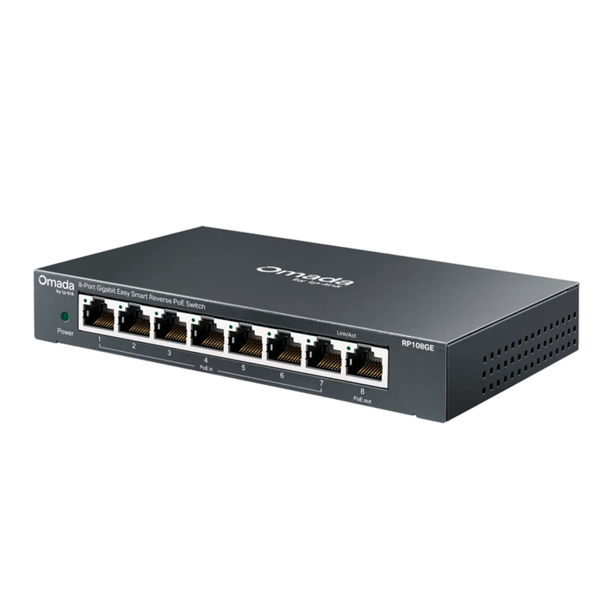 TP-Link Omada RP108GE / 8-портовый гигабитный управляемый коммутатор с обратным PoE