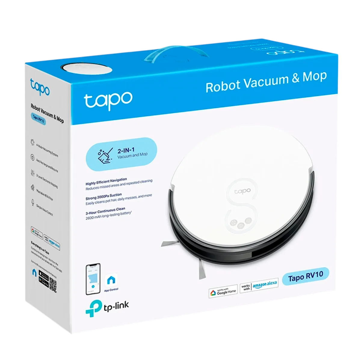 TP-Link Tapo RV10 / Робот-пылесос с поддержкой влажной уборки