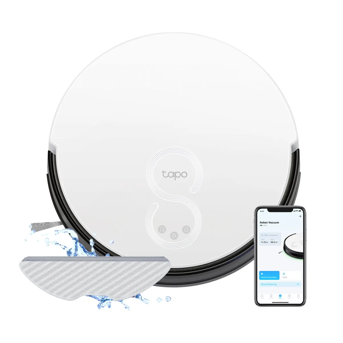 TP-Link Tapo RV10 / Робот-пылесос с поддержкой влажной уборки