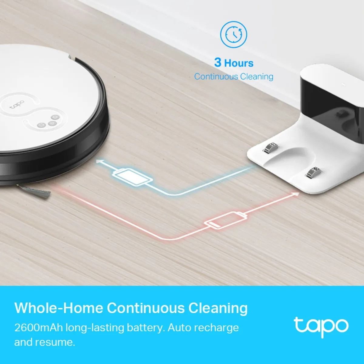 TP-Link Tapo RV10 / Робот-пылесос с поддержкой влажной уборки