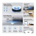 TP-Link Tapo RV30 Max / Робот-пылесос и швабра с гиперсилой всасывания 5300 Па / Black