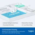 TP-Link Tapo RV30 Max / Робот-пылесос и швабра с гиперсилой всасывания 5300 Па / Black