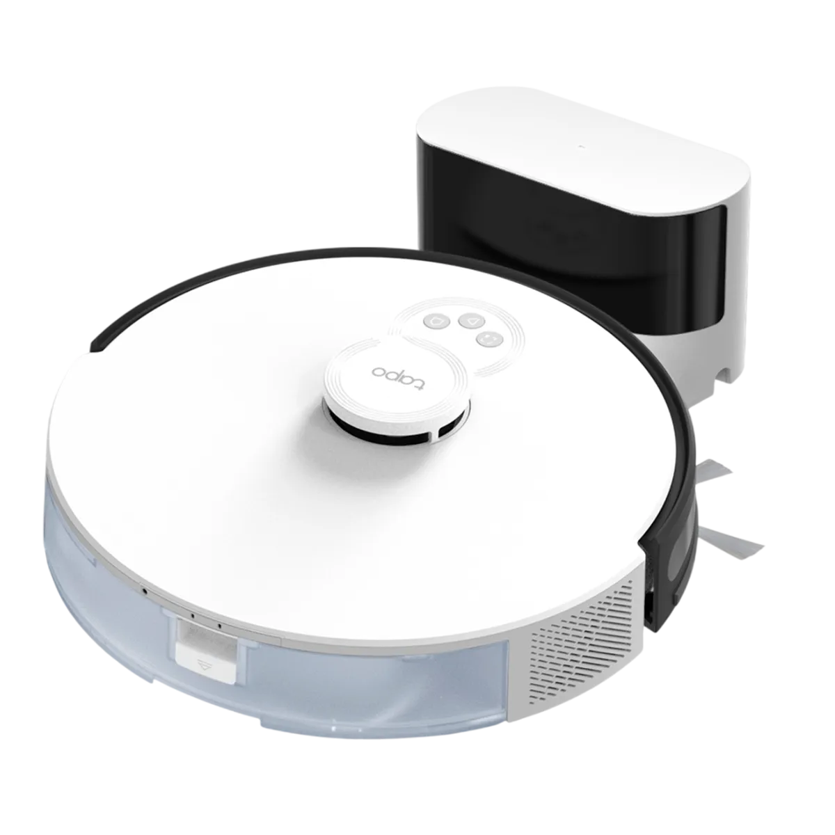 TP-Link Tapo RV30 Max / Робот-пылесос и швабра с гиперсилой всасывания 5300 Па / Black