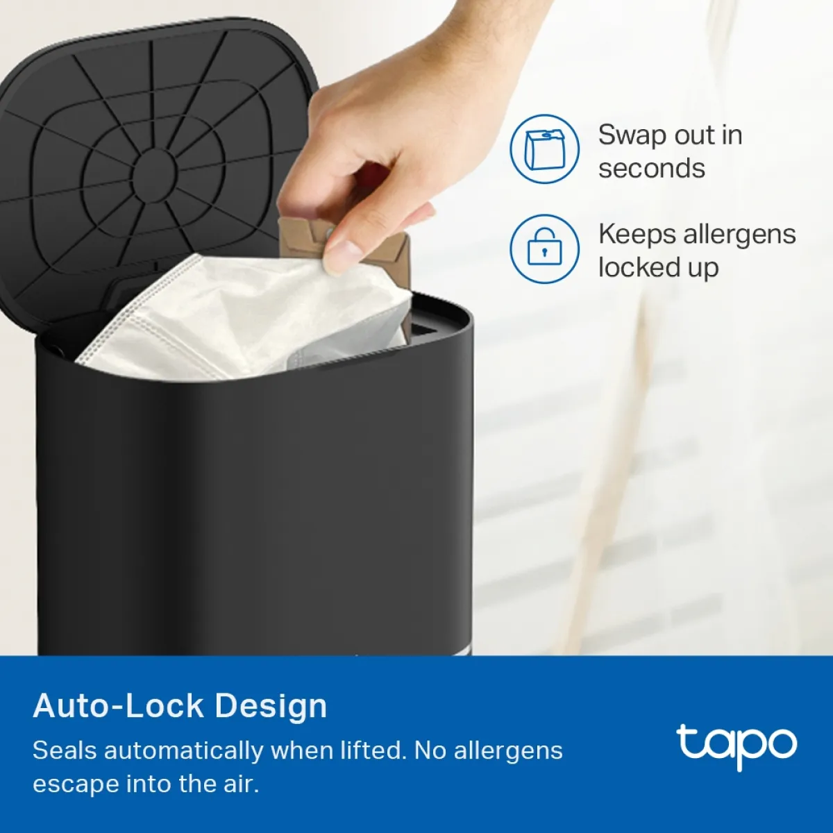 TP-Link Tapo RVA202 / Одноразовые пылесборники для робота-пылесоса Tapo (5 шт)