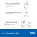 TP-Link Tapo RVA202 / Одноразовые пылесборники для робота-пылесоса Tapo (5 шт)