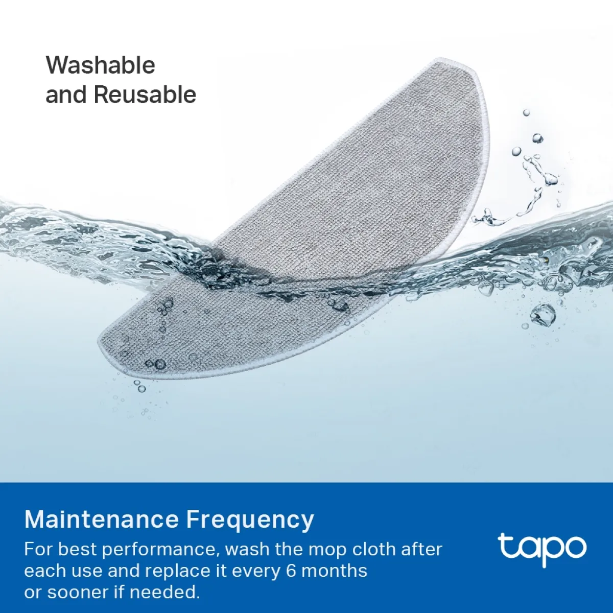 TP-Link Tapo RVA301 / Сменные салфетки для робота-пылесоса Tapo (5 шт.)