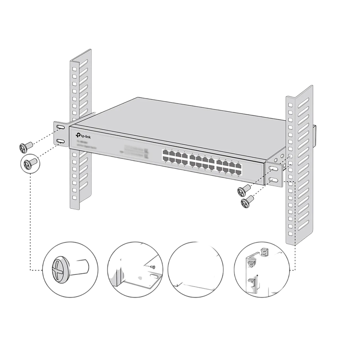 TP-Link Omada RackMount Kit-13 / Комплект для монтажа в стойку 13-дюймовых коммутаторов