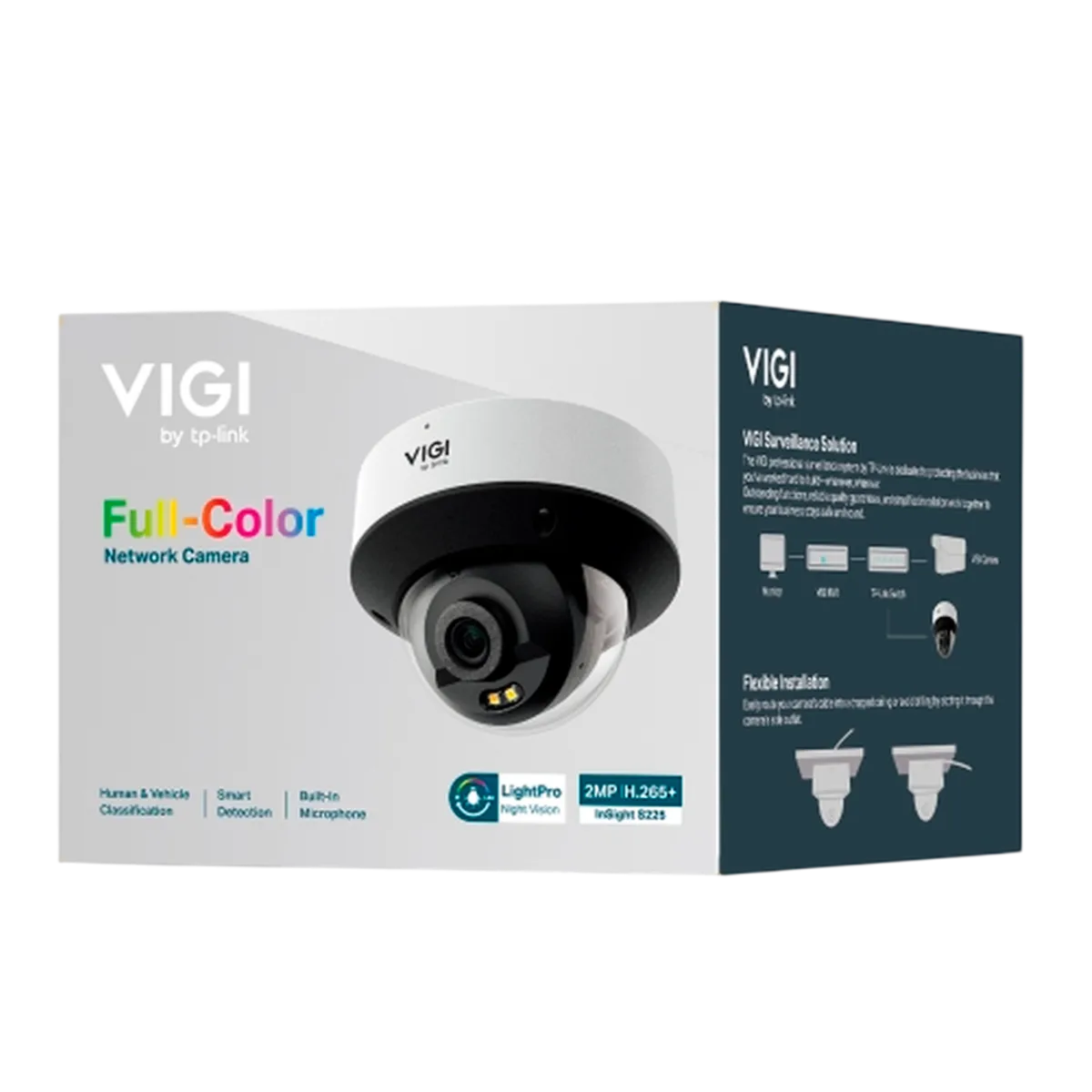 TP-Link VIGI InSight S225 (2.8мм) / 2MP Full-Color Купольная IP-камера