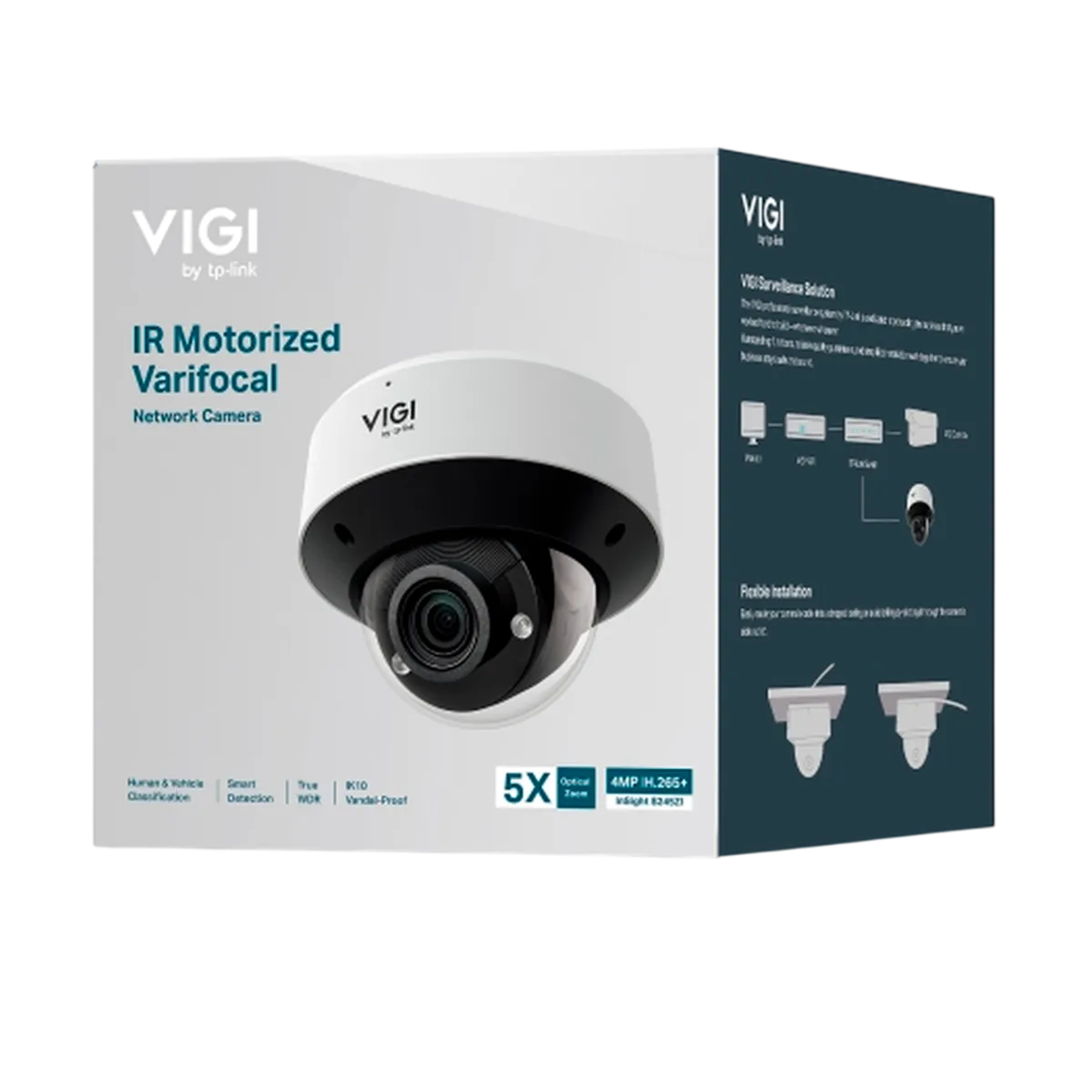 TP-Link VIGI InSight S245ZI / 4MP купольная IP-камера с ИК-подсветкой и моторизованным объективом.