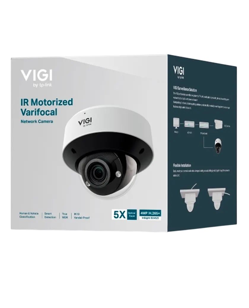 TP-Link VIGI InSight S245ZI / 4MP купольная IP-камера с ИК-подсветкой и моторизованным объективом.