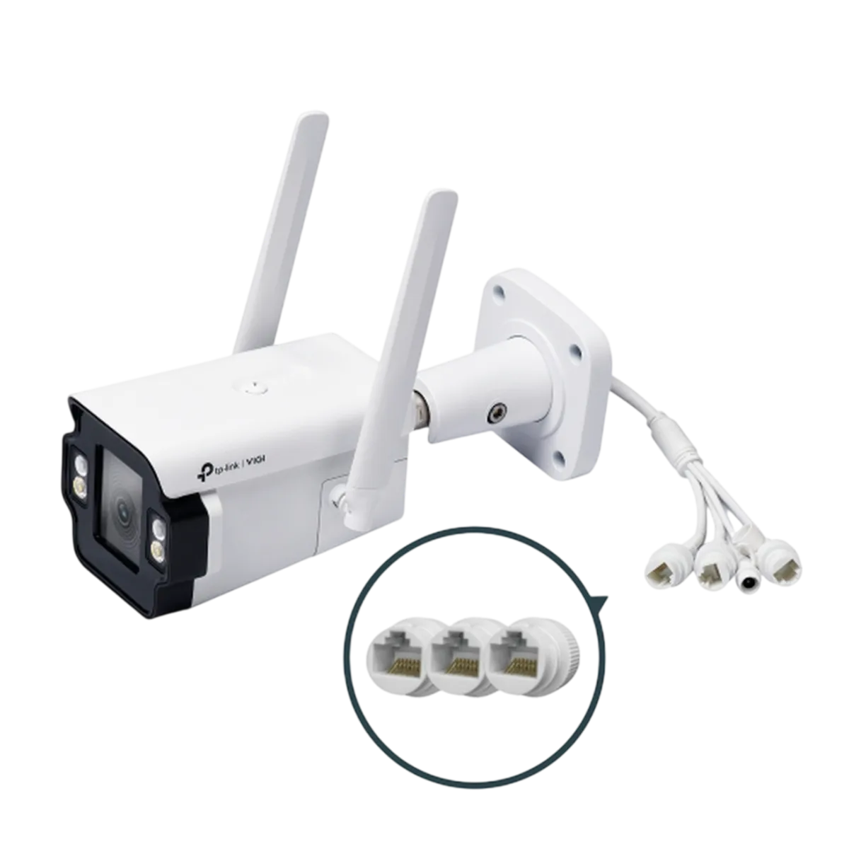 TP-Link VIGI InSight S345-4G (4мм) / 4MP Outdoor Full-Color 4G цилиндрическая IP-камера 
