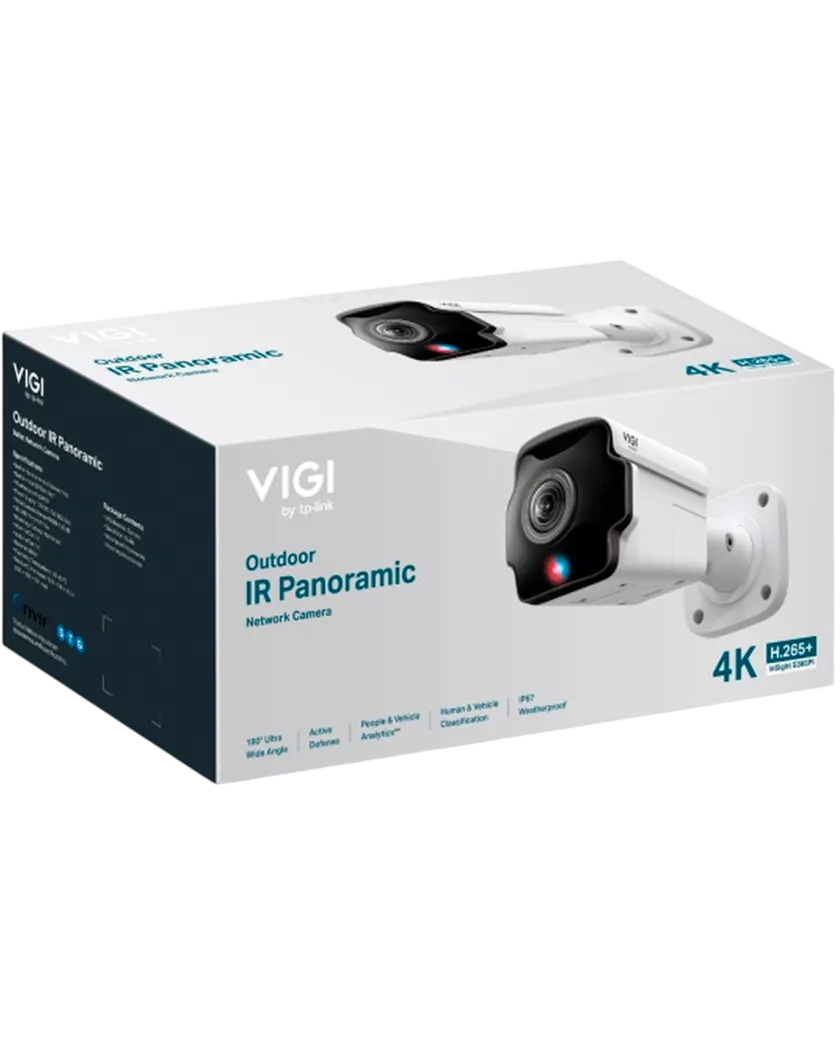 TP-Link VIGI InSight S385PI / 8MP Outdoor ИК-панорамная цилиндрическая IP-камера