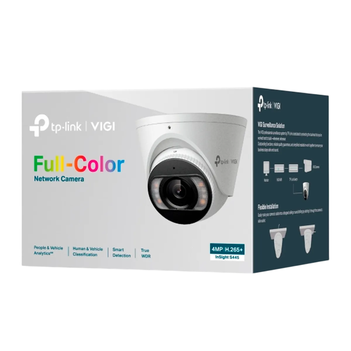 TP-Link VIGI InSight S445 (4мм) / 4MP Full-Color Турельная IP-камера