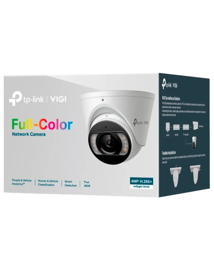TP-Link VIGI InSight S445 (4мм) / 4MP Full-Color Турельная IP-камера