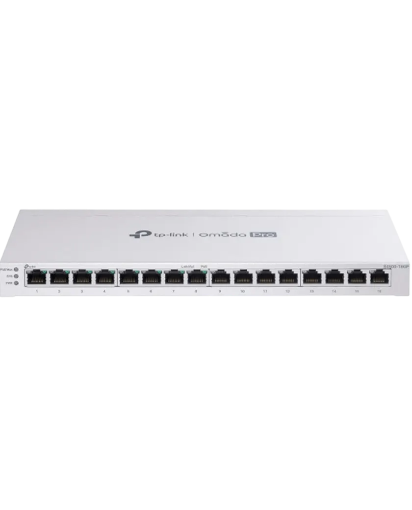 TP-Link Omada Pro S4500-16GP / Коммутатор Smart гигабитный с 16 портами и поддержкой PoE+ с 8 портами.