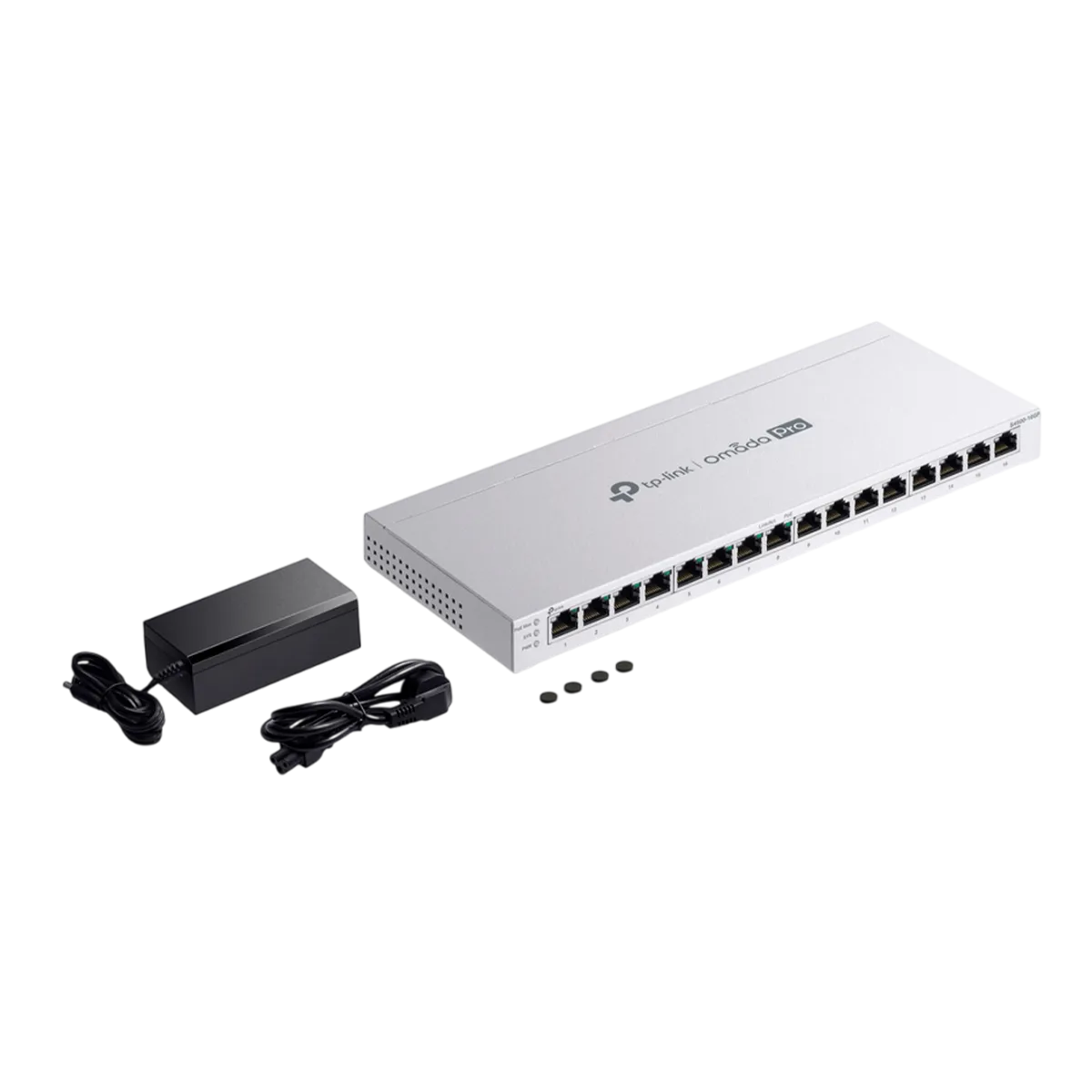 TP-Link Omada Pro S4500-16GP / Коммутатор Smart гигабитный с 16 портами и поддержкой PoE+ с 8 портами.